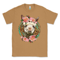 Toasted Coconut western llama and roses Classic Tee - LillyAllenDesigns