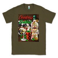 Army Green christmas cocktail martini  air freshener Classic Tee - AdoDesignShop