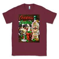 Burgundy christmas cocktail martini  air freshener Classic Tee - AdoDesignShop