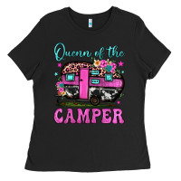 Black queen of the camper Ladies Tee - JahusDesignShop