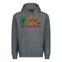 Rock Peace Love Mexico Premium Hoodie - texasbilliewilder