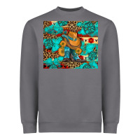 Storm cowboy boots with turquoise and aztec Heavyweight Sweatshirt - Artiststas