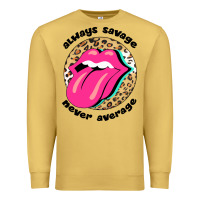 Antique Gold Always savage never average Premium Sweatshirt - Bettercallsaul