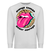 Dove Grey Always savage never average Premium Sweatshirt - Bettercallsaul