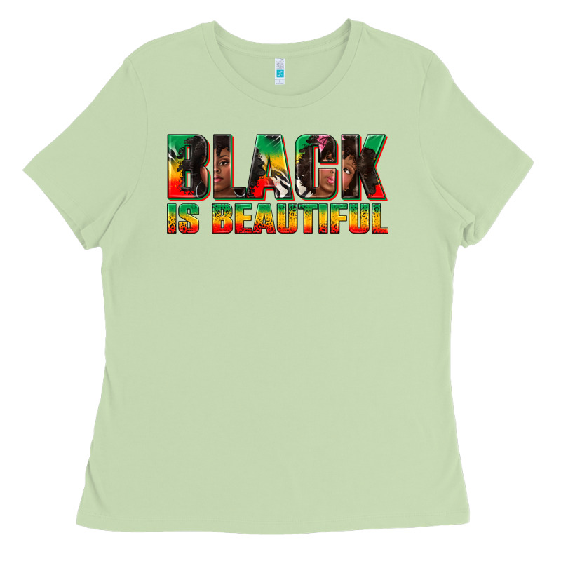 Black Is Beautiful Juneteenth Ladies Tee by texasbilliewilder | Teevron