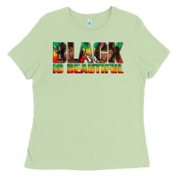 Matcha black is beautiful juneteenth Ladies Tee - texasbilliewilder
