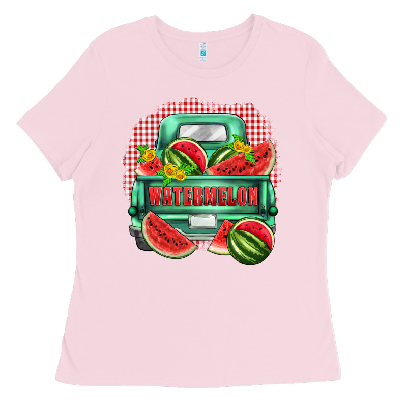 Watermelon Truck Ladies Tee by Zillion Design Studio | Teevron