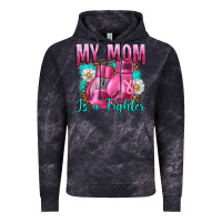 Cloud Black Breast Cancer My Mom Is A Fighter Vintage Hoodie - Artiststas