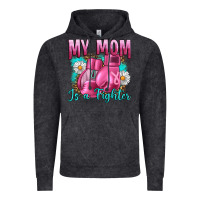 Vintage Black Breast Cancer My Mom Is A Fighter Vintage Hoodie - Artiststas