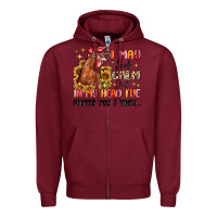 Burgundy i may look calm but in my head i've pecked you Zipper Hoodie - MaliasSmallBusiness