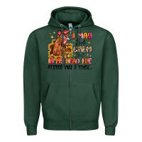 Sports Green i may look calm but in my head i've pecked you Zipper Hoodie - MaliasSmallBusiness