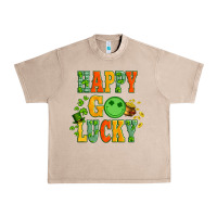French Oak happy go lucky  with coin and shamrock Urban Heavy Tee - Artiststas