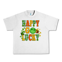 Lunar Rock happy go lucky  with coin and shamrock Urban Heavy Tee - Artiststas