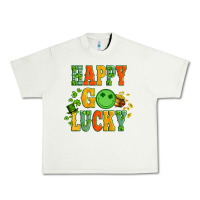 Pistachio happy go lucky  with coin and shamrock Urban Heavy Tee - Artiststas