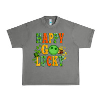 Tornado happy go lucky  with coin and shamrock Urban Heavy Tee - Artiststas