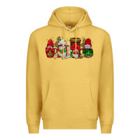 Antique Gold christmas mexican gnomies coffee Premium Hoodie - JahusDesignShop