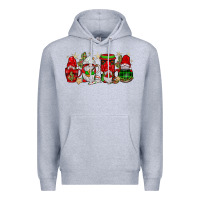 Heather Grey christmas mexican gnomies coffee Premium Hoodie - JahusDesignShop