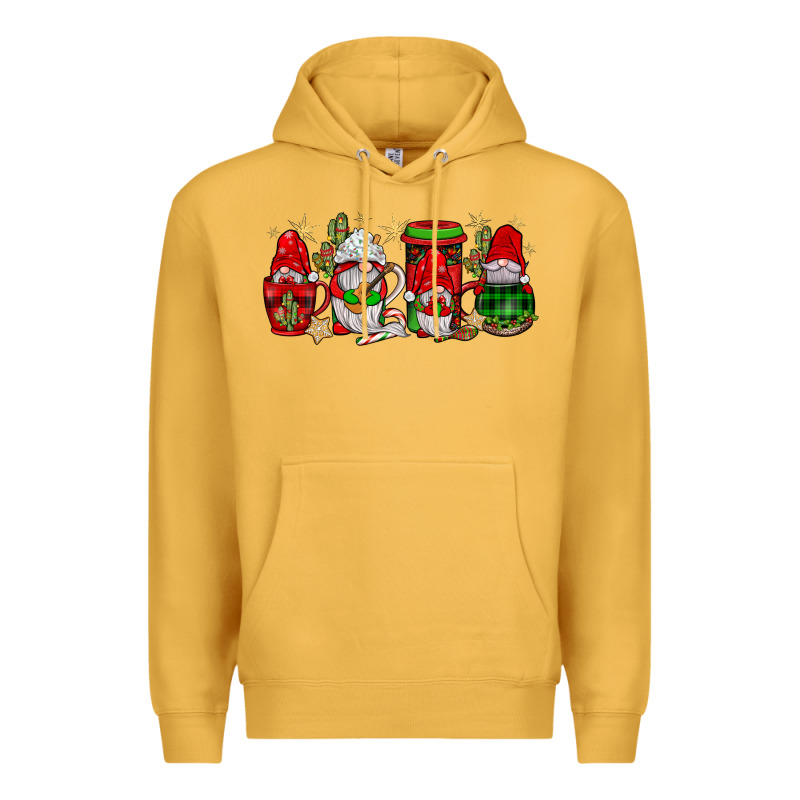 Christmas Mexican Gnomies Coffee Premium Hoodie by JahusDesignShop | Teevron