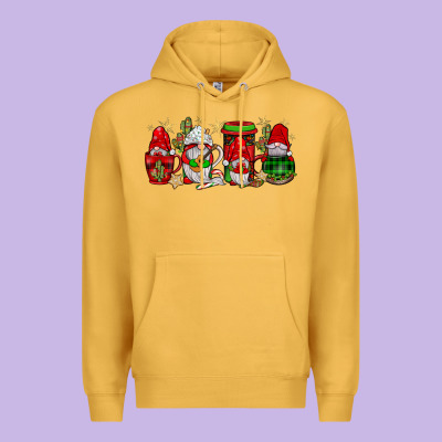 Christmas Mexican Gnomies Coffee Premium Hoodie Designed By Jahusdesignshop