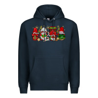Navy christmas mexican gnomies coffee Premium Hoodie - JahusDesignShop