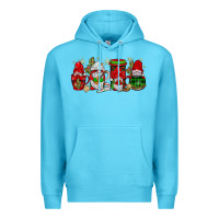 Ocean Blue christmas mexican gnomies coffee Premium Hoodie - JahusDesignShop