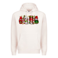 Pale Pink christmas mexican gnomies coffee Premium Hoodie - JahusDesignShop