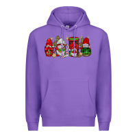 Purple christmas mexican gnomies coffee Premium Hoodie - JahusDesignShop