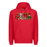 Red christmas mexican gnomies coffee Premium Hoodie - JahusDesignShop