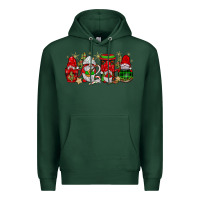 Sports Green christmas mexican gnomies coffee Premium Hoodie - JahusDesignShop