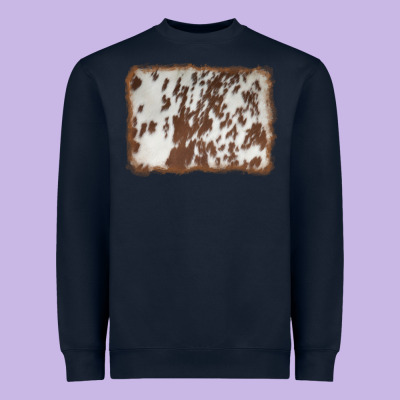 Cowhide Background Heavyweight Sweatshirt Designed By Adodesignshop