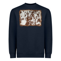 Navy cowhide background Heavyweight Sweatshirt - AdoDesignShop