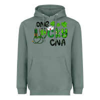 Sage St. Patrick's Day One Lucky Cna Heavyweight Hoodie - RanaPortraitStore