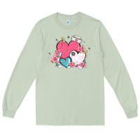 Matcha nurse hearts Long Sleeve Tee - MaliasSmallBusiness