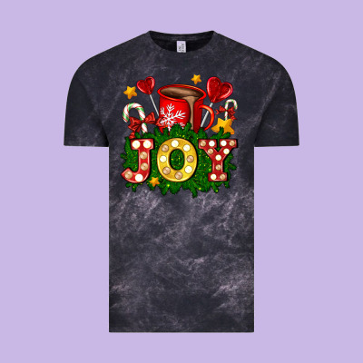 Christmas Joy Coffee And Candies Vintage Tee Designed By Adodesignshop