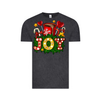 Vintage Black christmas joy coffee and candies Vintage Tee - AdoDesignShop