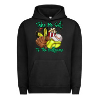 Pigment Black Take me out to the ballgame Urban Hoodie - HowdyJamesFarm