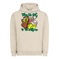 Pigment French Oak Take me out to the ballgame Urban Hoodie - HowdyJamesFarm