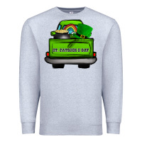 Heather Grey St Patrick's Day Truck Premium Sweatshirt - Bettercallsaul