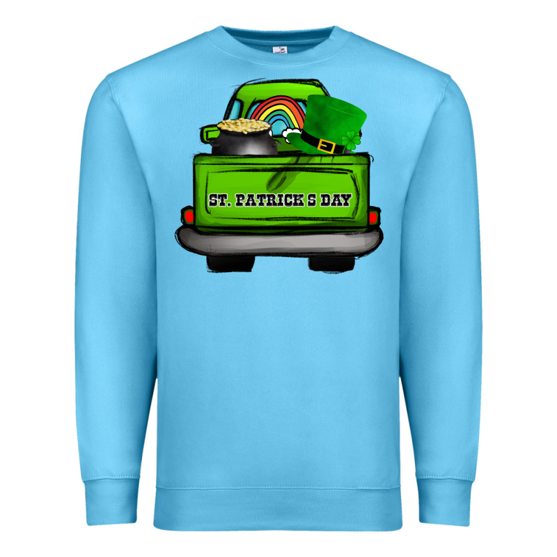 St Patrick's Day Truck Premium Sweatshirt by Bettercallsaul | Teevron