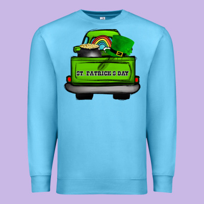 St Patrick's Day Truck Premium Sweatshirt Designed By Bettercallsaul