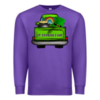 Purple St Patrick's Day Truck Premium Sweatshirt - Bettercallsaul