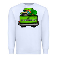 White St Patrick's Day Truck Premium Sweatshirt - Bettercallsaul