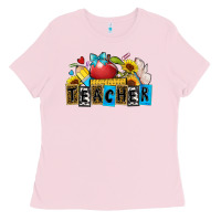 Bubblegum Pink teacher Ladies Tee - Zillion Design Studio