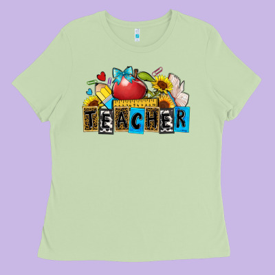 Teacher Ladies Tee Designed By Zillion Design Studio