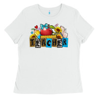 White teacher Ladies Tee - Zillion Design Studio
