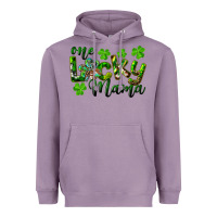 Lavender st. patrick's day one lucky mama Heavyweight Hoodie - RanaPortraitStore