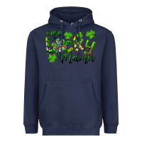Navy st. patrick's day one lucky mama Heavyweight Hoodie - RanaPortraitStore