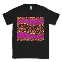 Black mardi gras  leopard pink glitter bead Classic Tee - BarkalooDesign