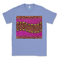 Colony Blue mardi gras  leopard pink glitter bead Classic Tee - BarkalooDesign