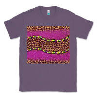 Lavender mardi gras  leopard pink glitter bead Classic Tee - BarkalooDesign